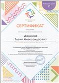 Сертификат участника региональной школы